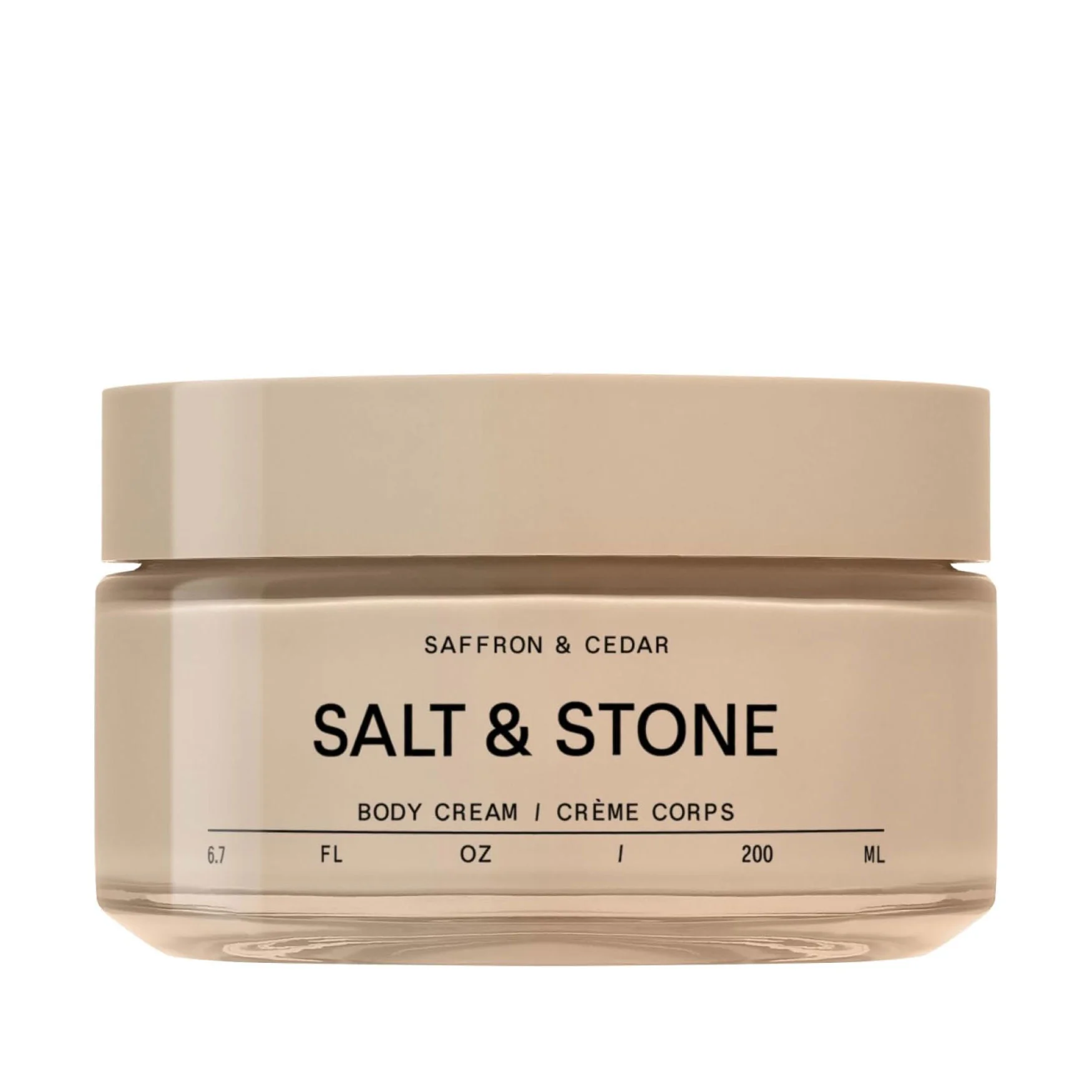 Salt & Stone Saffron & Cedar Body Cream