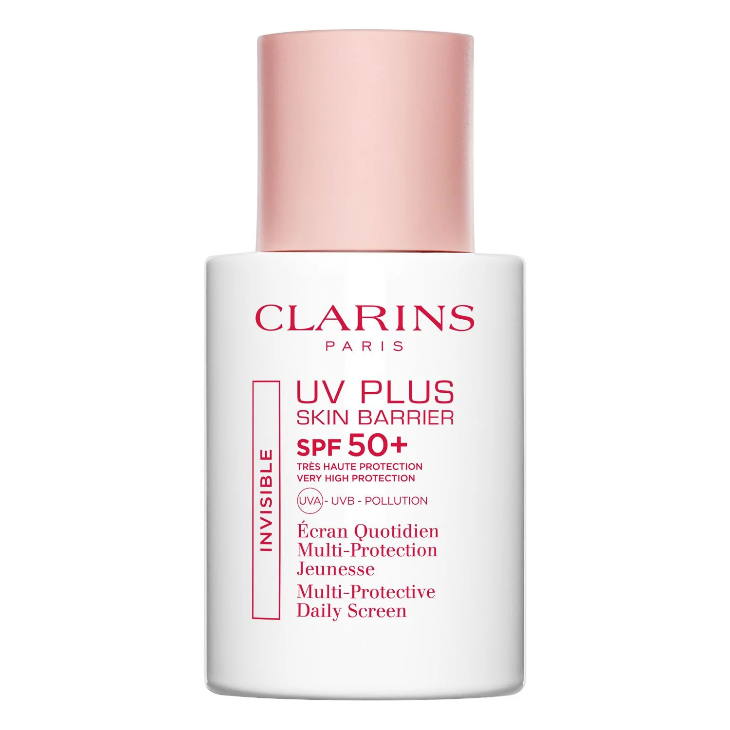 Clarins UV Plus Skin Barrier SPF50+ Invisible Multi-Protective Daily Screen