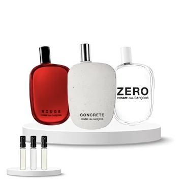 Discovery Set All-Gender (Comme des Garçons Zero, Comme des Garçons Concrete, Comme des Garçons Rouge)