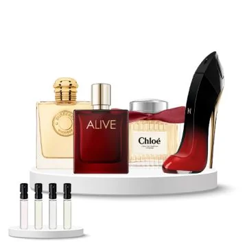 Discovery Set Women (Carolina Herrera Very Good Girl Elixir, Chloé Intense, Boss Alive Absolu Intense, Burberry Goddess)