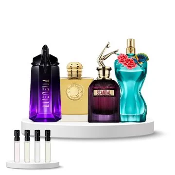 Discovery Set Women (Jean Paul Gaultier La Belle Paradise, Jean Paul Gaultier Scandal Intense, Burberry Goddess Intense, Alien Extra Intense)