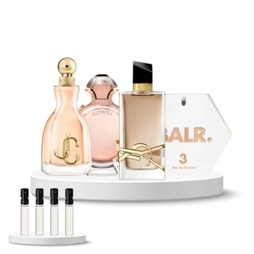 Discovery Set Women (Balr 3 Eau de Parfum, Jimmy Choo I Want Choo Eau de Parfum, Rabanne Fame Parfum, Ysl Libe Florale Eau de Parfum)