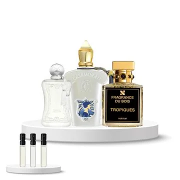 Discovery Box (Parfums de Marly Valaya Exclusif, Casamorati Quattro Pizzi, Fragrance du Bois Tropiques) OP=OP