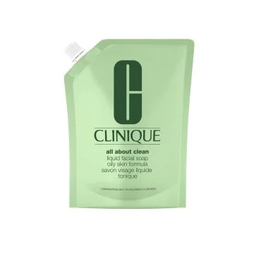 Clinique All About Clean Liquid Facial Soap Oily  Refill– Combination to Oily Skin