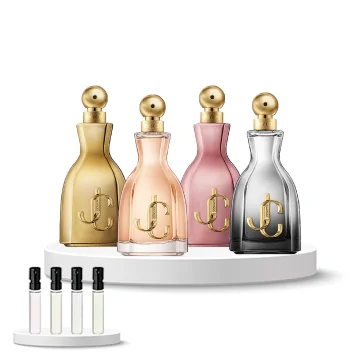 Discovery Set Women (Jimmy Choo I Want Choo Le Parfum, Jimmy Choo I Want Choo with Love, Jimmy Choo I Want Choo, Jimmy Choo I Want Choo Forever)