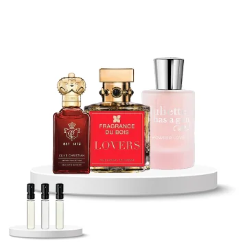 Discovery Set Women (Clive Christian Crab Apple Blossom, Juliette has a Gun Powder Love, Fragrance du Bois Lovers)