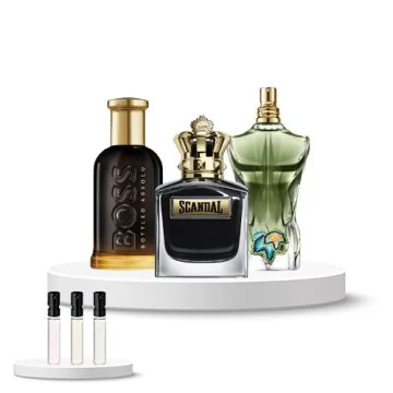 Discovery Set Men (Jean Paul Gaultier Scandal Intense pour Homme, Jean Paul Gaultier Le Beau Paradise Garden, Boss Bottled Absolu)