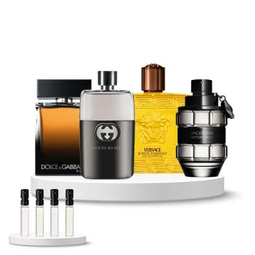 Discovery Set Men (Versace Eros Energy, V&R Spicebomb, Gucci Guilty pour Homme, Dolce & Gabbana the One)