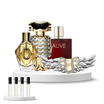 Discovery Set Women (Rabanne Million Gold for Her, Rabanne Fame, Boss Alive Absolu Intense, Zadig & Voltaire Zadig)