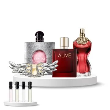 Discovery Set Women (Jean Paul Gaultier La Belle, Boss Alive Absolu Intense, YSL Black Opium Glitter, Zadig & Voltaire Zadig)