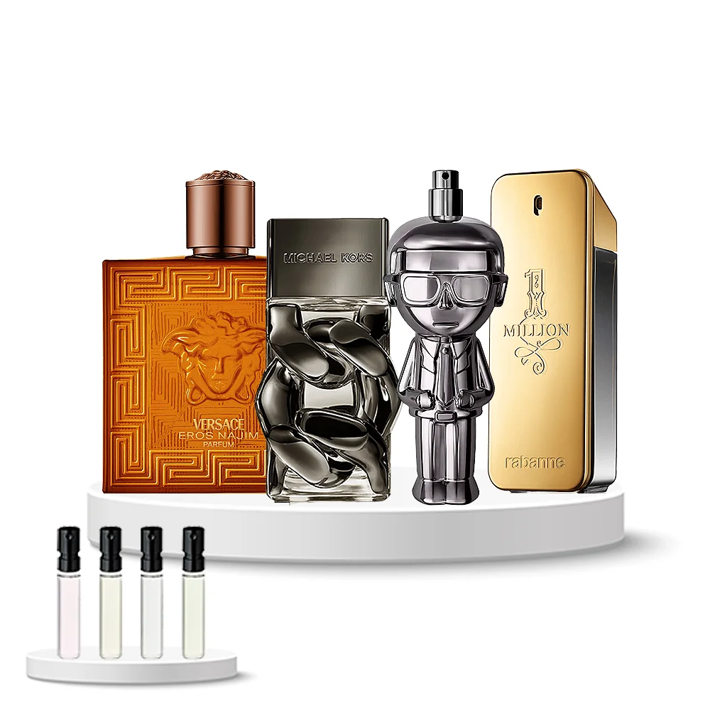 Discovery Set Men (Karl Lagerfeld Karl Ikonik Absolu, Rabanne 1 Million, Versace Eros Najim, Michael Kors pour Homme Absolu)