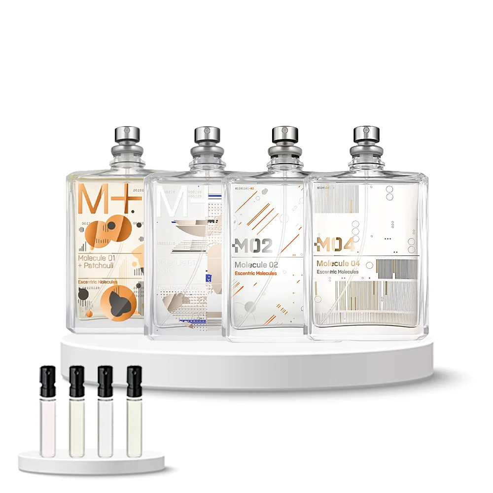 Discovery Set Escentric Molecules (Molecule 01+ Black Tea, Molecule 01+ Iris, Molecule 02, Escentric 04)